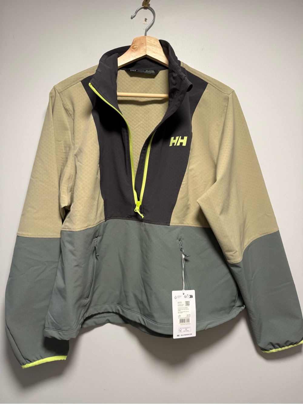 Helly Hansen Women's Cascade Shield Anorak 485 GREY CACTUS XL NWT - Picture 7 of 7